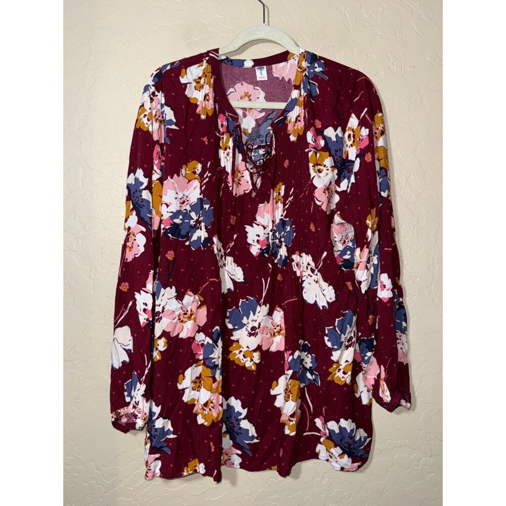 Old navy plus size XXL peasant tops set of 2 - Picture 2 of 10